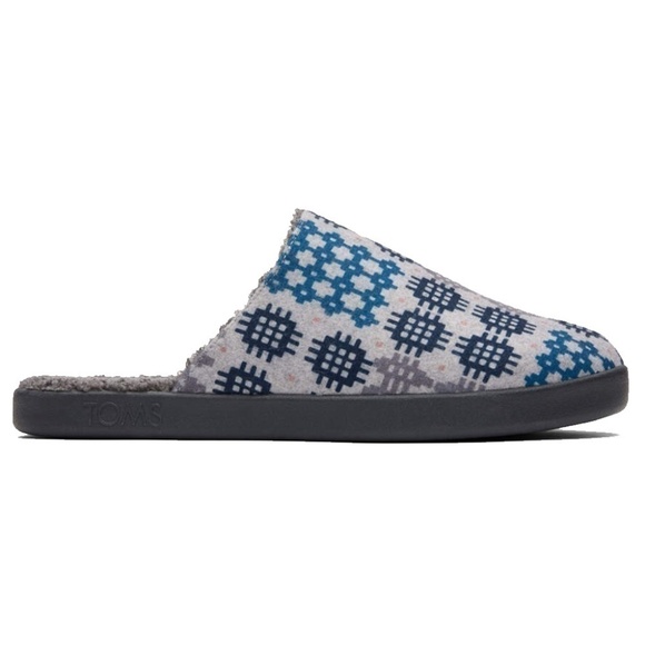 Toms Harbor Slippers Shoes Frost Grey Snowdon Repreve Ltd Edition Sherpa NIB - Picture 6 of 10